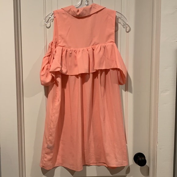Pretty In Peach - Ruffle Dress - Picture 4 of 4